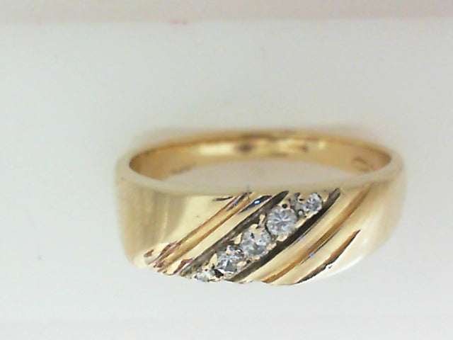 Diamond Wedding Bands  -  Men'