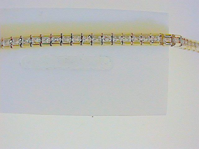 Lady’s 14 Karat Channel Set Diamond Bracelet