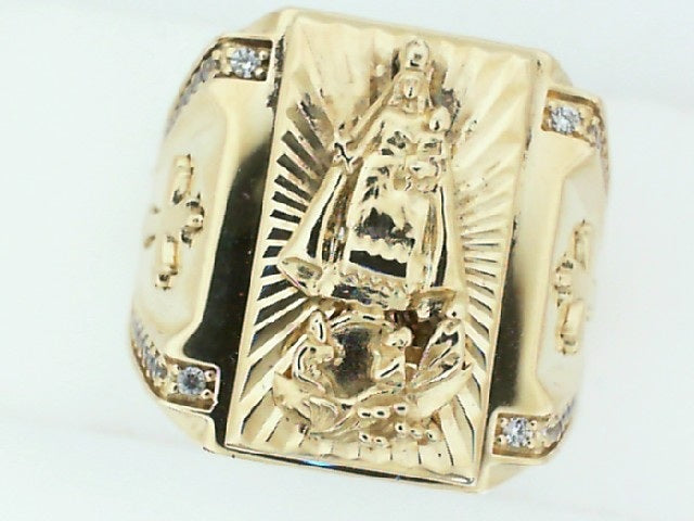 Gold Fashion Ring - Men'