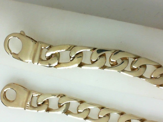 Men’s 14 Karat Solid Gold Curb Link Bracelet