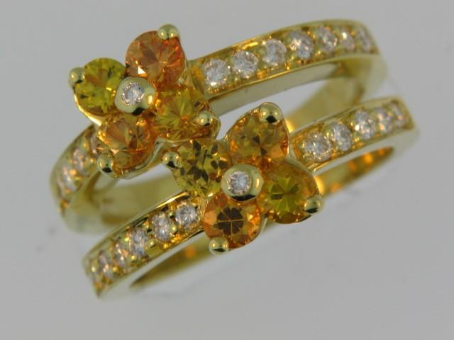 Colored Stone Rings  -  Women'