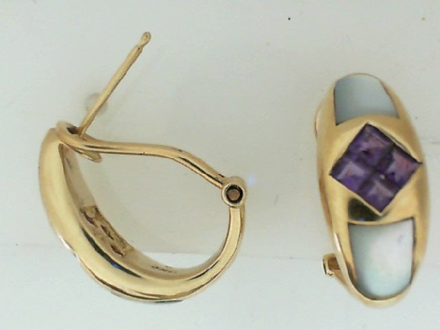 Colored Stone Earring
