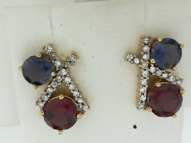 Colored Stone Earring