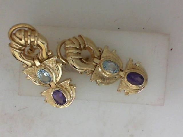 Colored Stone Earring