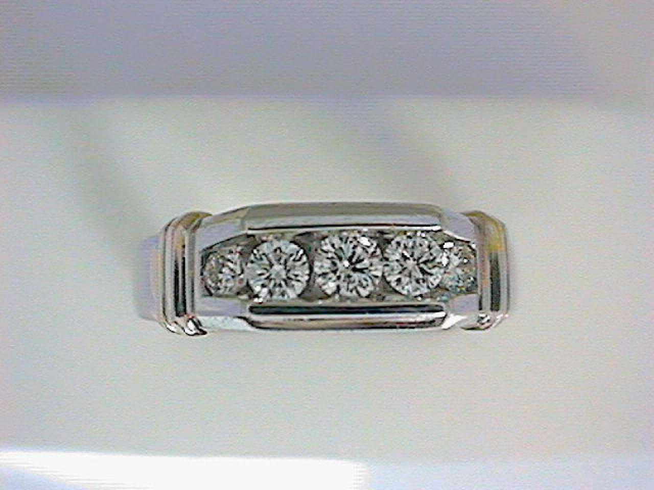 Diamond Wedding Bands  -  Men'