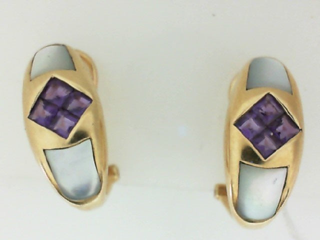 Colored Stone Earring