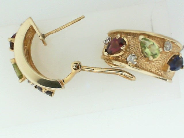 Colored Stone Earring