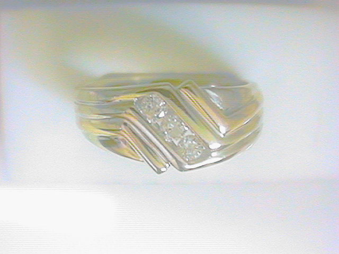 Diamond Wedding Bands  -  Men'