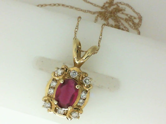Colored Stone Pendant
