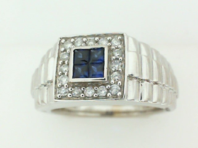 Colored Stone Rings  -  Men'