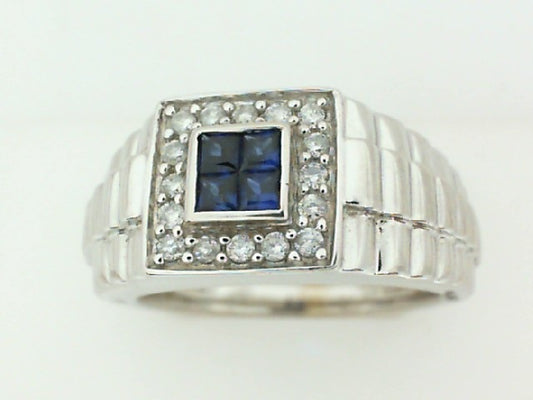 Colored Stone Rings  -  Men'