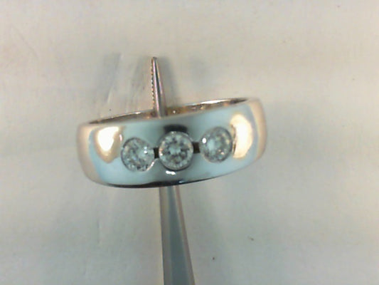 Diamond Wedding Bands  -  Men'