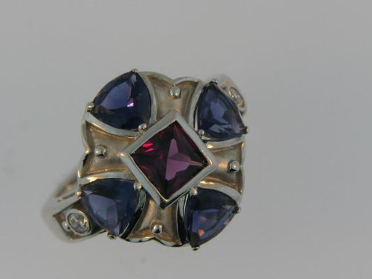 Colored Stone Rings  -  Women'