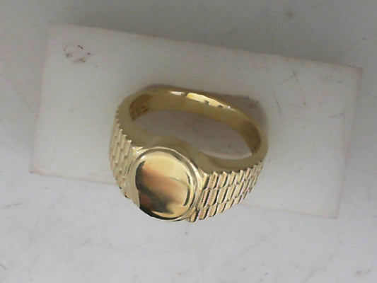 Gold Fashion Ring  -  Men'