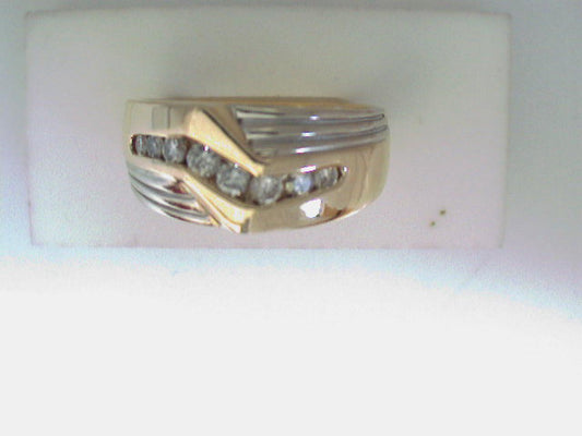 Diamond Wedding Bands  -  Men'