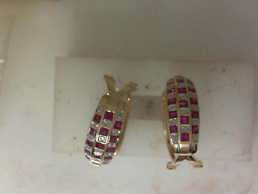 Colored Stone Earring