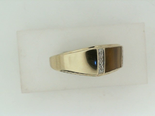Colored Stone Rings  -  Men'