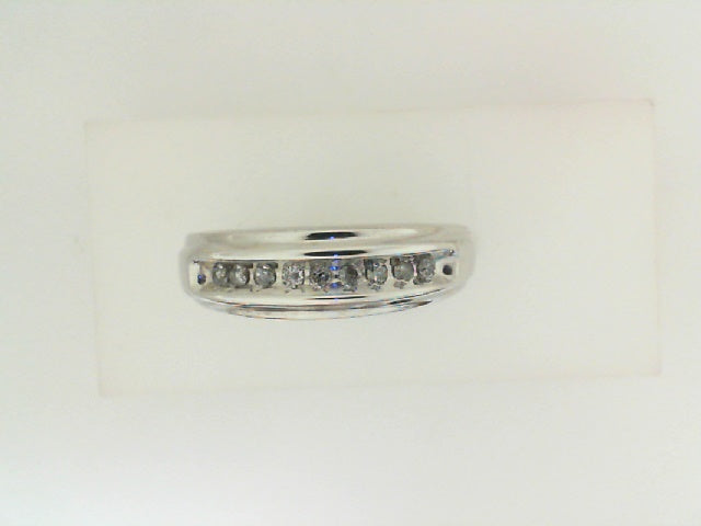 Diamond Wedding Bands  -  Men'