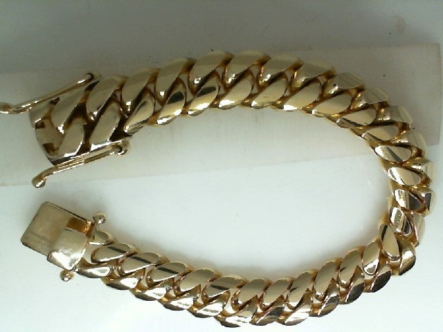 Solid Cuban Link Bracelet