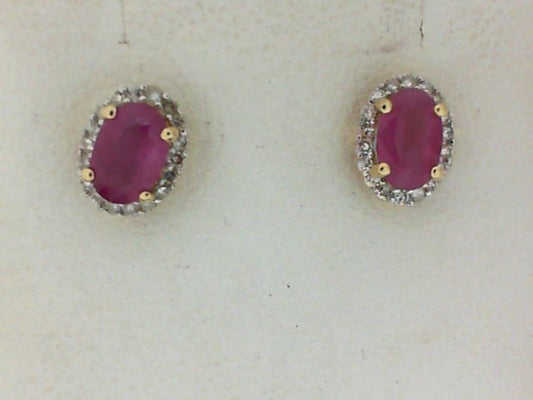 Colored Stone Earring