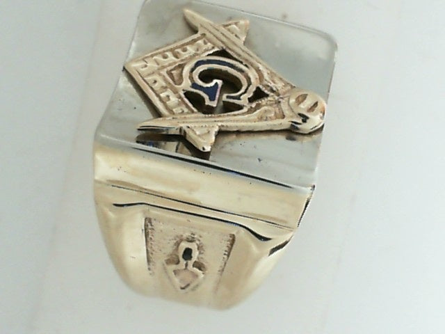 Gold Fashion Ring  -  Men'