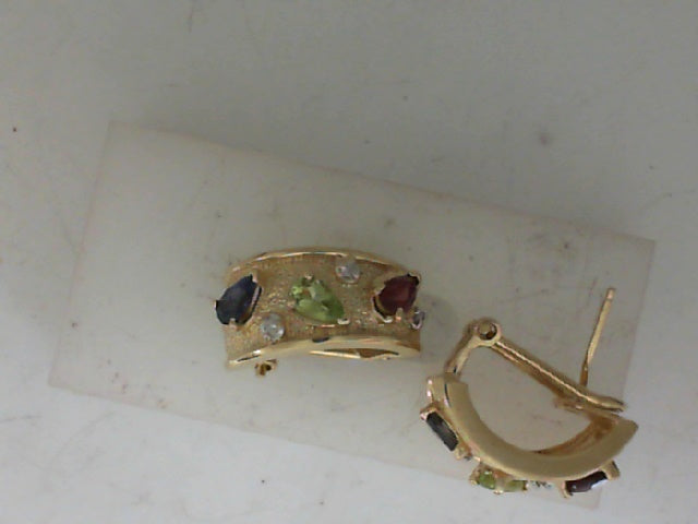 Colored Stone Earring