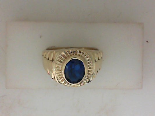 Colored Stone Rings  -  Men'