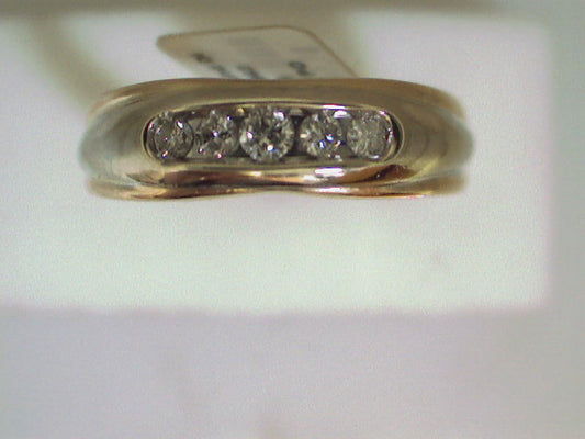 Diamond Wedding Bands  -  Men'