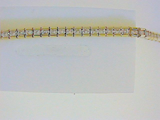 Lady’s 14 Karat Channel Set Diamond Bracelet