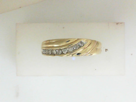 Diamond Wedding Bands  -  Men'