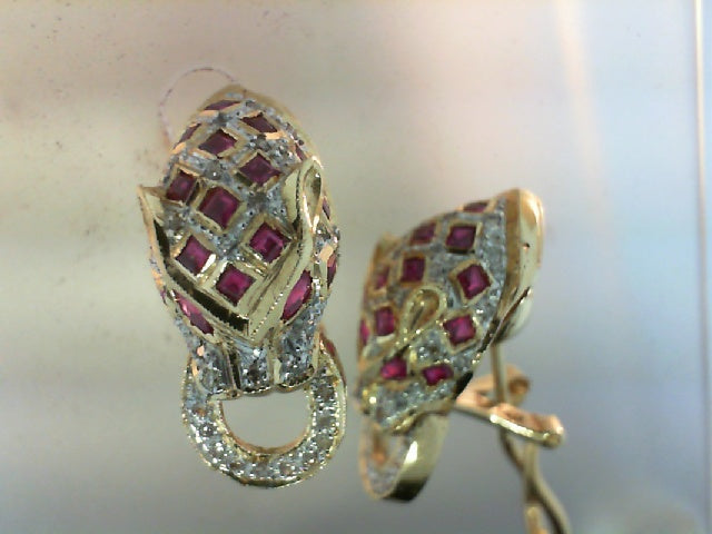 Colored Stone Earring