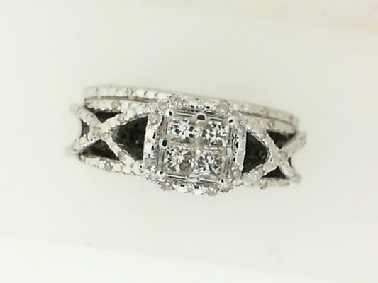 Diamond Wedding Set Complete