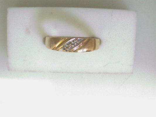 Diamond Wedding Bands  -  Men'