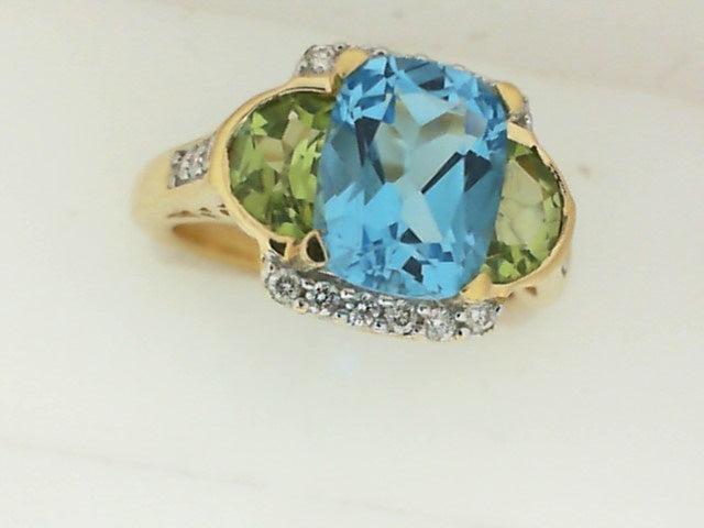 Colored Stone Rings  -  Women'