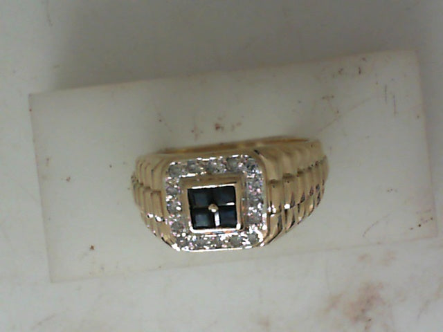 Colored Stone Rings  -  Men'