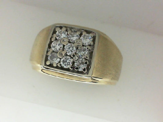 Gold Fashion Ring  -  Men'