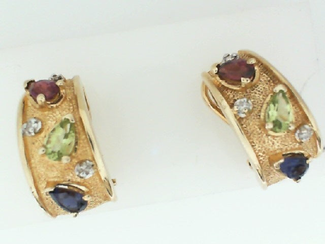 Colored Stone Earring