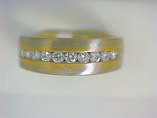 Diamond Wedding Bands  -  Men'