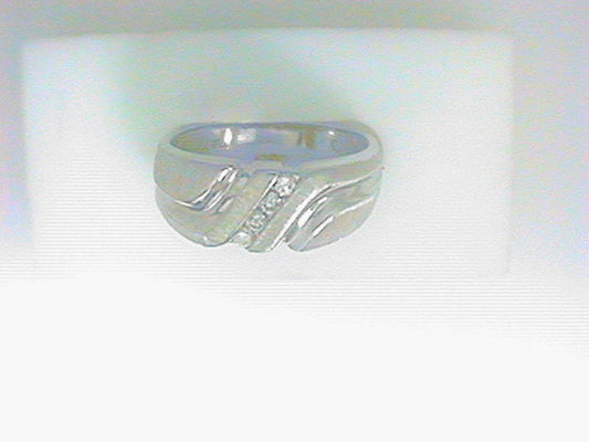Diamond Wedding Bands  -  Men'