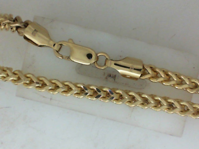 24” Franco Link 14k Yellow Gold