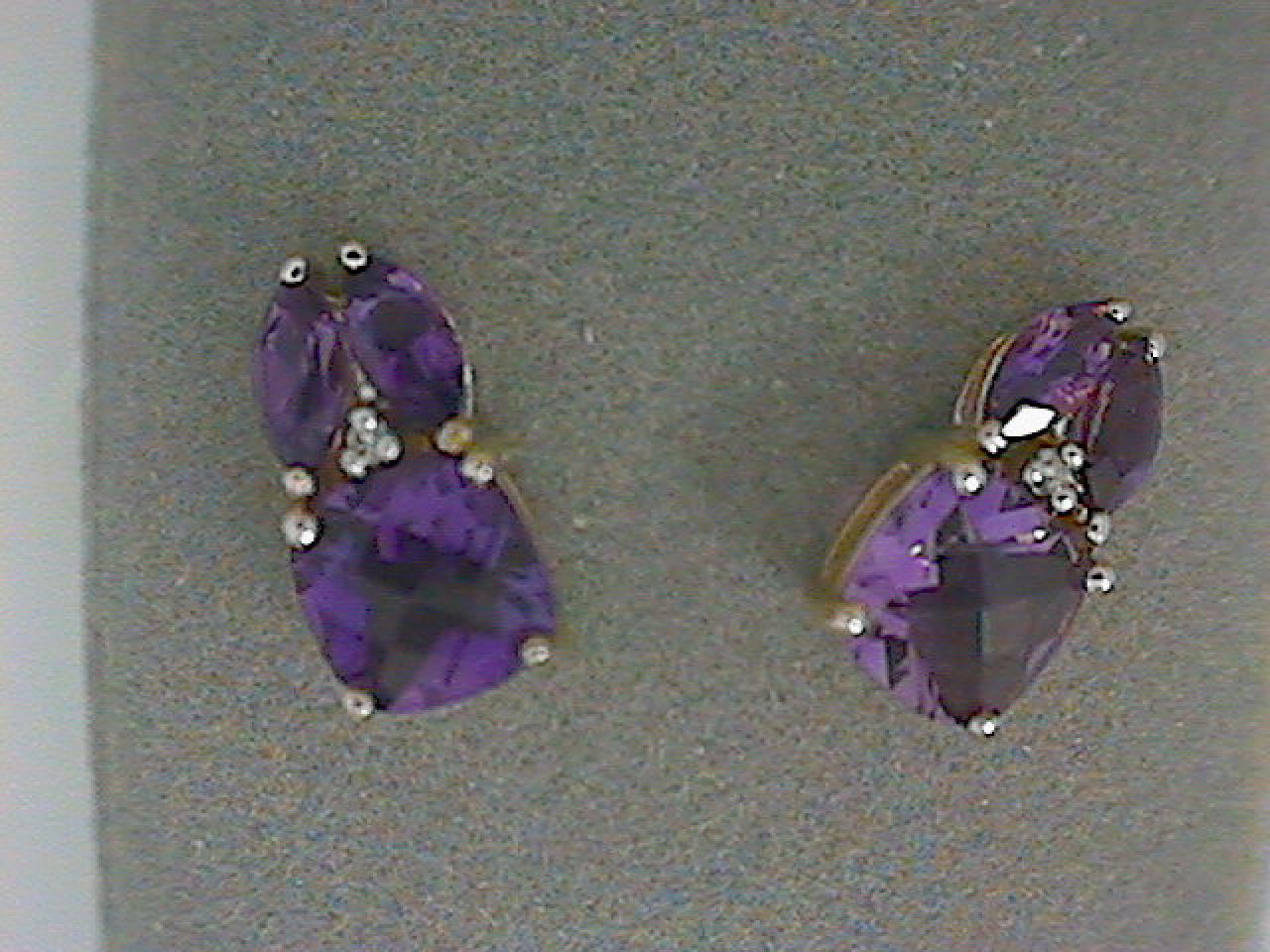 Colored Stone Earring