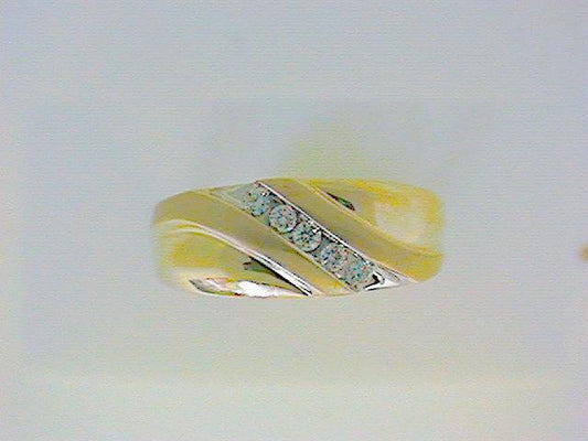 Diamond Wedding Bands  -  Men'