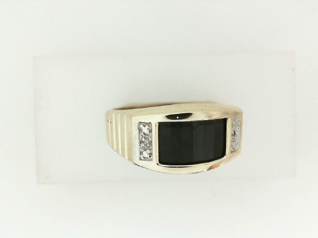Colored Stone Rings  -  Men'