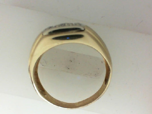 Gold Fashion Ring  -  Men'