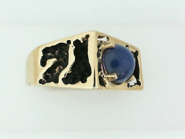 Colored Stone Rings  -  Men'