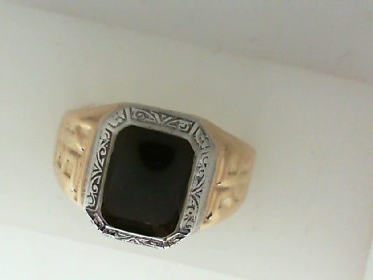 Gold Fashion Ring  -  Men'