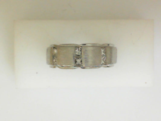Diamond Wedding Bands  -  Men'