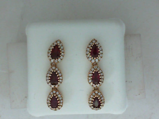 Colored Stone Earring