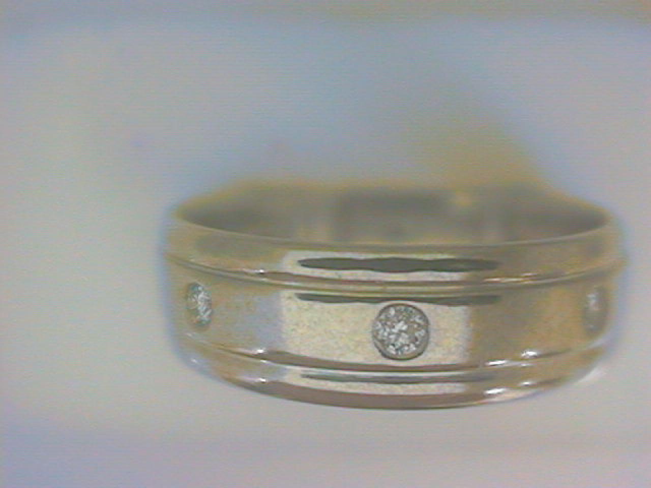 Diamond Wedding Bands  -  Men'