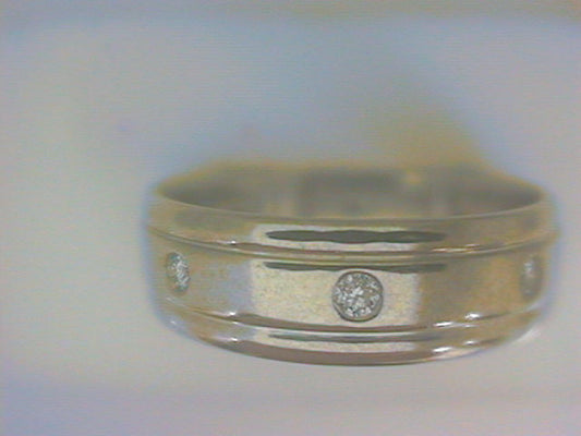 Diamond Wedding Bands  -  Men'